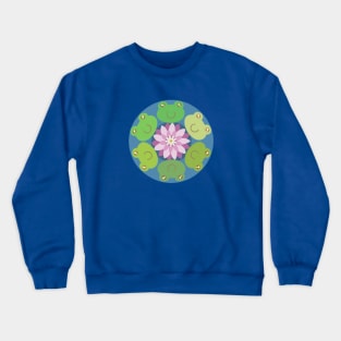 Multi-Color Frogs Mandala Crewneck Sweatshirt